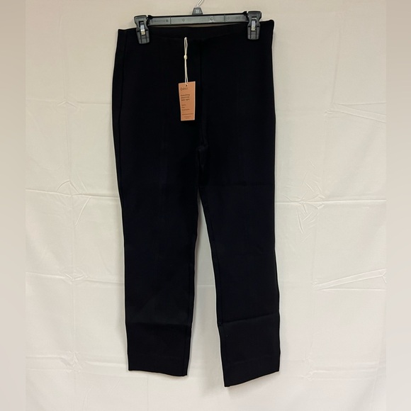 NEW QUINCE Ultra-Stretch Ponte Pintuck Ankle Pants SIZE: L - Picture 5 of 12